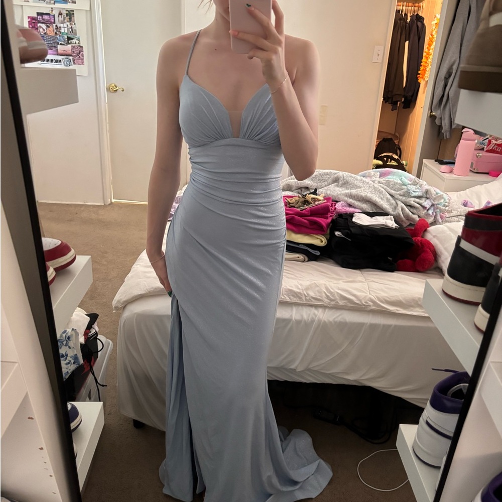 Light Blue Prom Dress